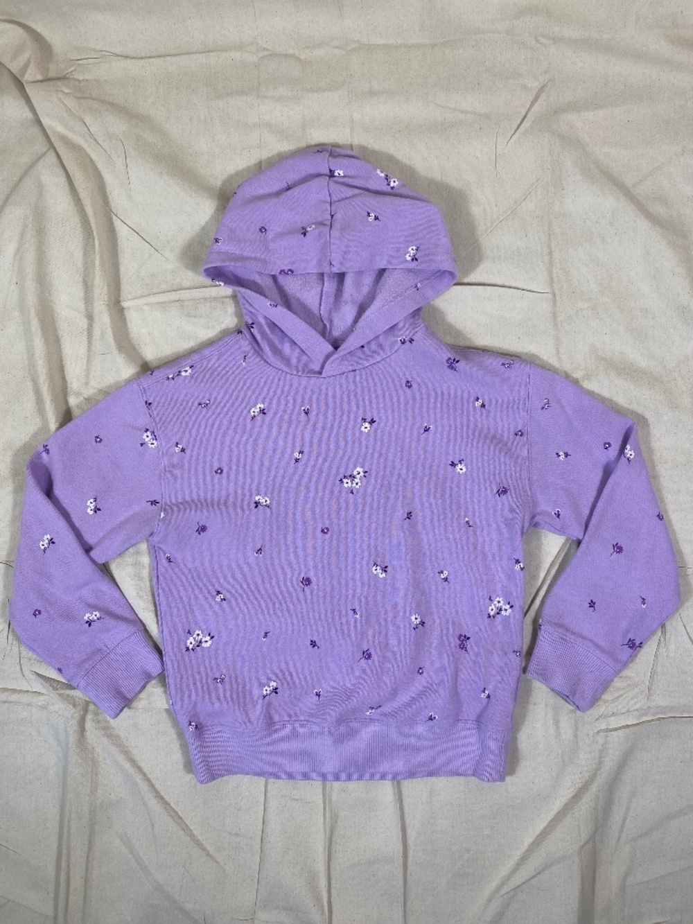 Girls Wonder Nation Light Purple Floral Hoodie